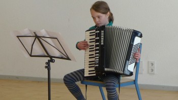 Pascale Becker beim Vortrag