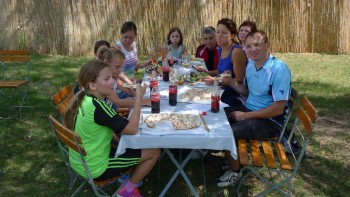 Vesperpause beim Radhaus