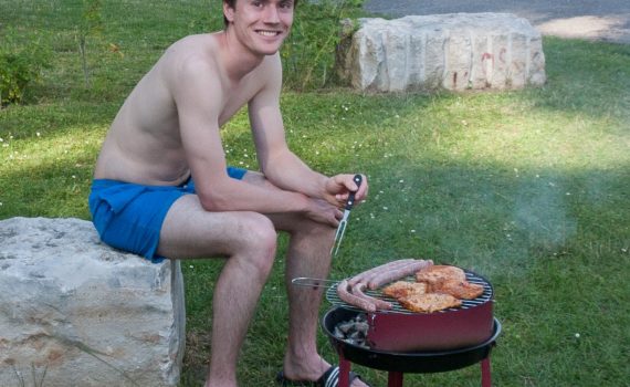 Douglas, der Grillmeister