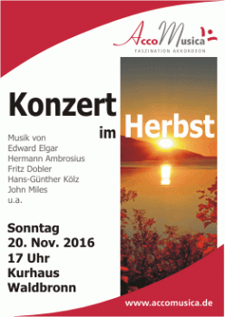 Plakat Konzert 2016