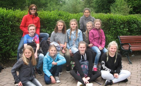 Die Teilnehmer des Ausflugs in den Holiday-Park 2017